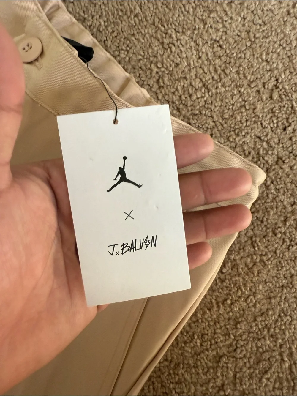 Jordan x J Balvin beige khakis  -dm for multiple  Never been worn